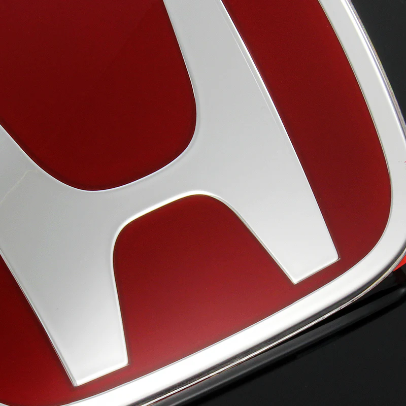 Red JDM H Emblem 2 PCS Set Front & Rear For 2008-2014 ACCORD COUPE 2DR - Image 3