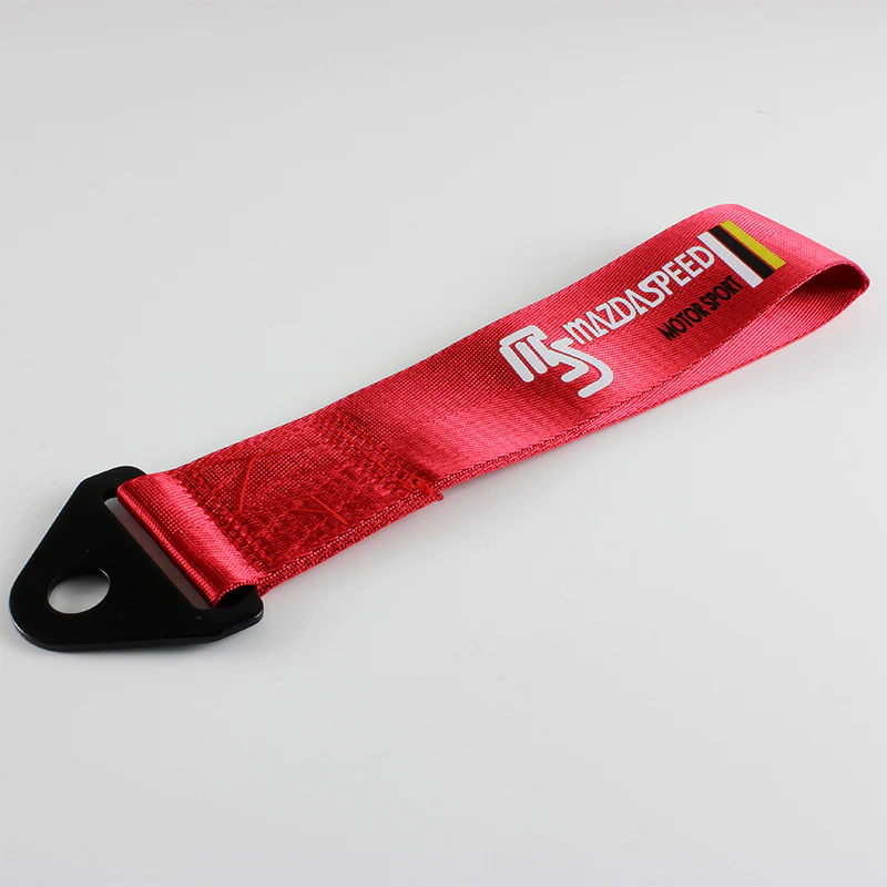 Mazdaspeed Red Racing Tow Strap for Front / Rear Bumper - Image 4