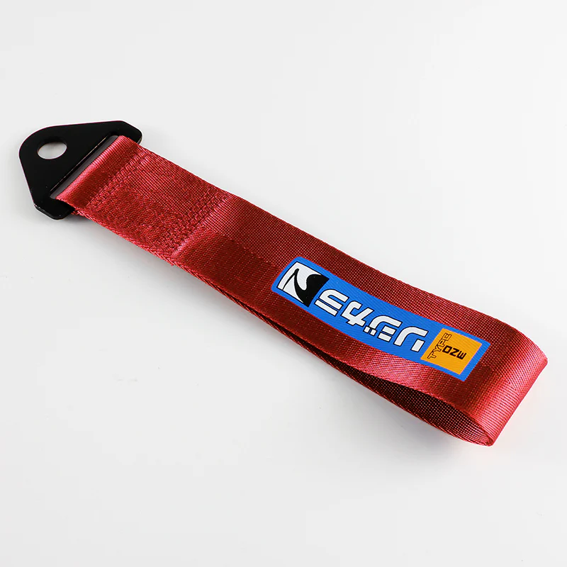Spoon Sports Type One Red Racing Tow Strap for Front / Rear Bumper - Image 2