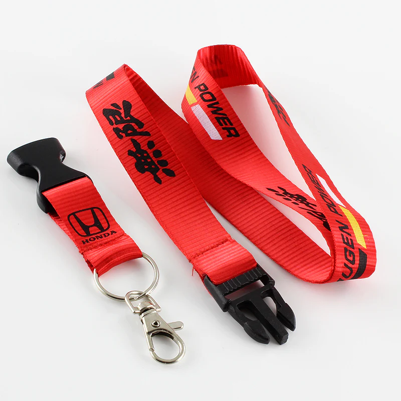 Honda Mugen Red Keychain Lanyard - Image 3
