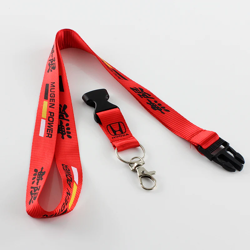 Honda Mugen Red Keychain Lanyard - Image 4