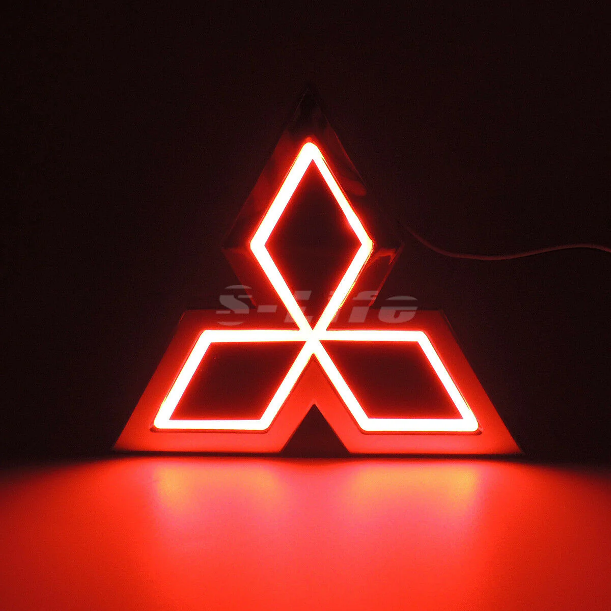 Mitsubishi Red 5D LED Car Tail Logo Badge Emblem Light Lamp For Galant Lancer Lioncel Zinger ASX CUV - Image 10