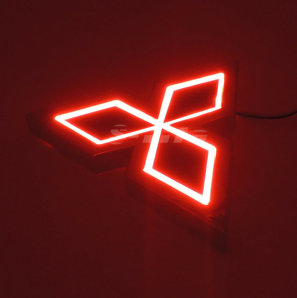 Mitsubishi Red 5D LED Car Tail Logo Badge Emblem Light Lamp For Galant Lancer Lioncel Zinger ASX CUV - Image 3