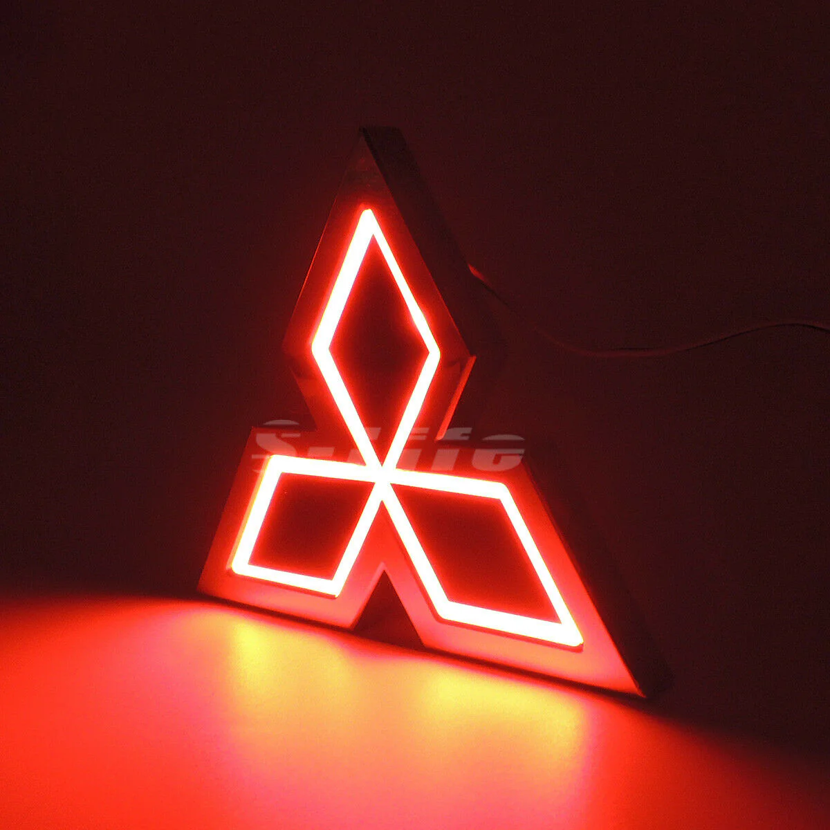 Mitsubishi Red 5D LED Car Tail Logo Badge Emblem Light Lamp For Galant Lancer Lioncel Zinger ASX CUV - Image 6