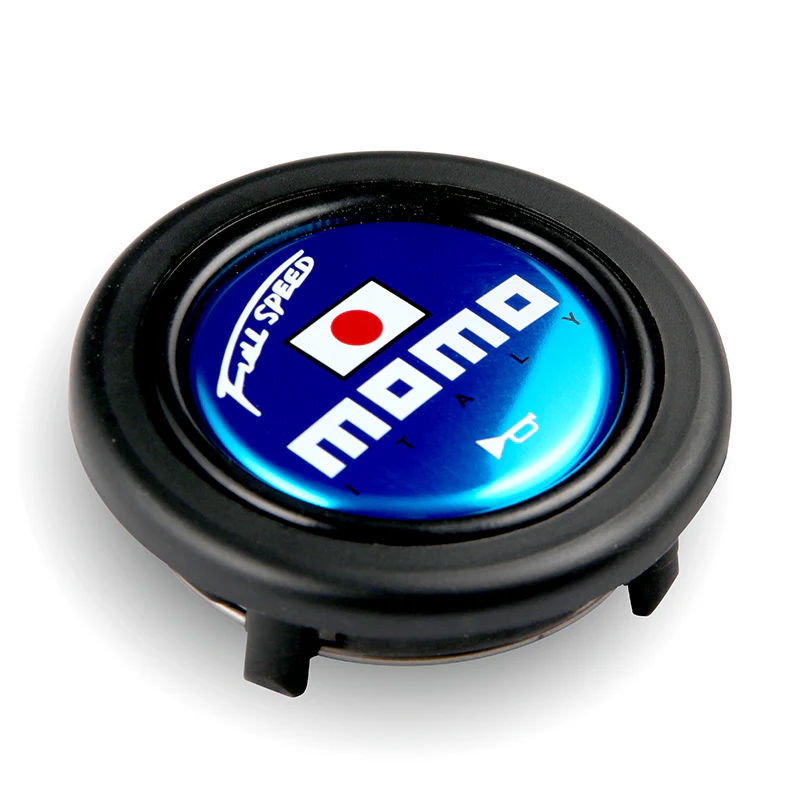 Red Line 350mm MOMO Racing Steering Wheel Microfiber Leather with MOMO Horn Button - Image 2