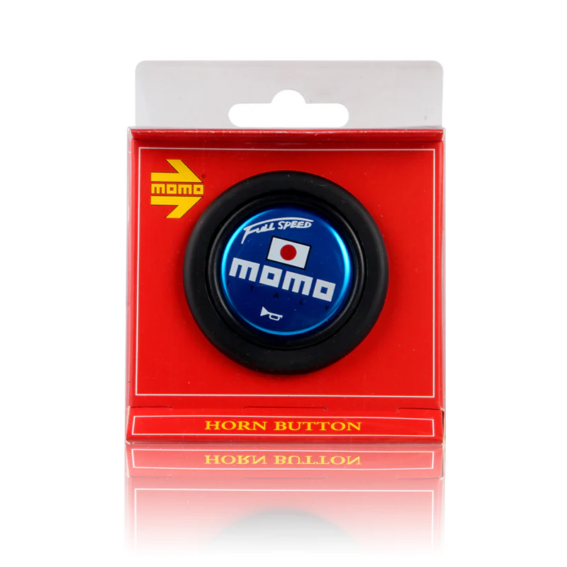 Red Line 350mm MOMO Racing Steering Wheel Microfiber Leather with MOMO Horn Button - Image 5