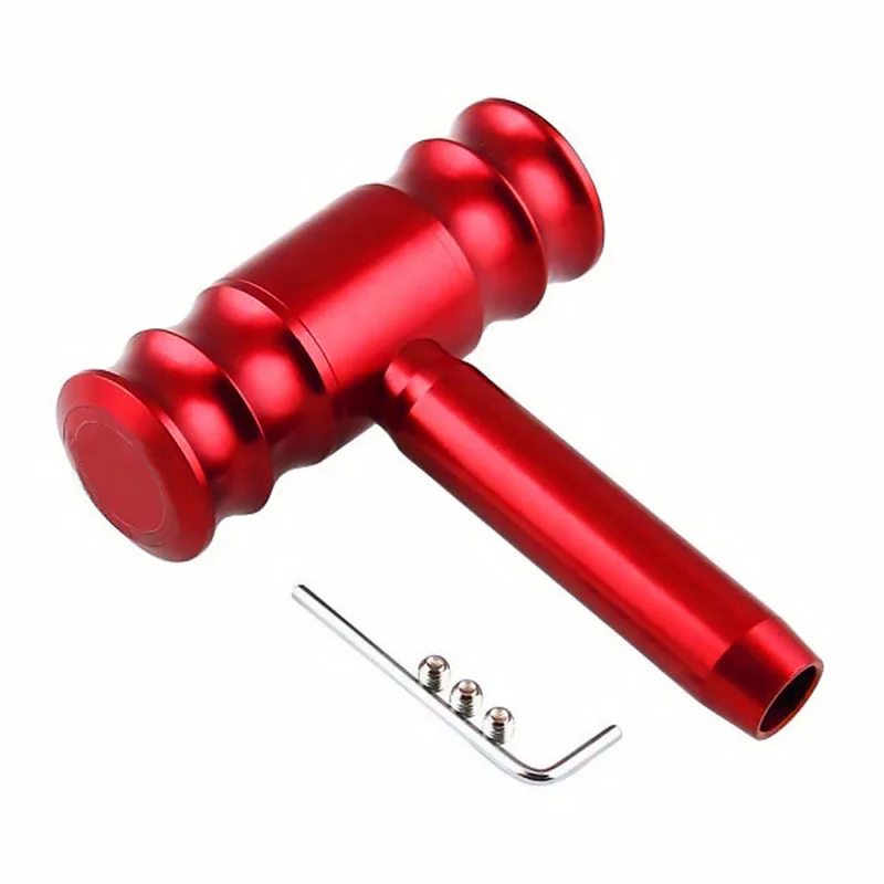 Red MUGEN Honda Civic Type R Car Shift Knob Aircraft Joystick Transmission Racing Gear Shifter - Image 3