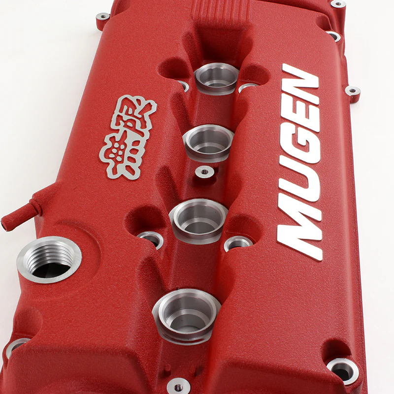 Mugen Red Engine Valve Cover for Honda / Acura B16 B17 B18 VTEC B18C DOHC - Image 3