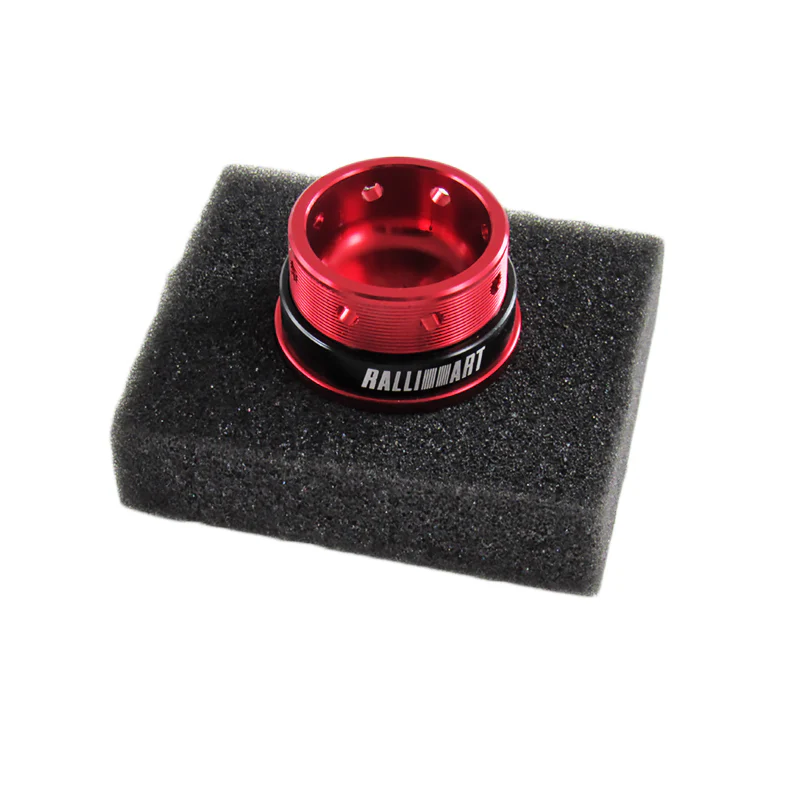 Red New Ralliart Racing Engine Oil Cap Oil Fuel Filler Cover Cap For Mitsubishi - Image 4