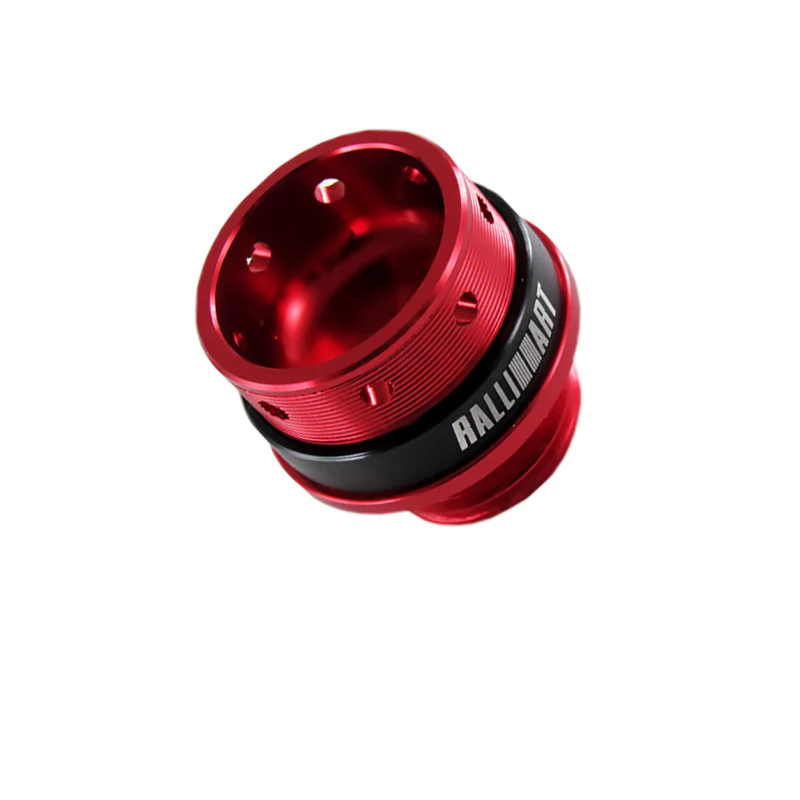 Red New Ralliart Racing Engine Oil Cap Oil Fuel Filler Cover Cap For Mitsubishi - Image 8