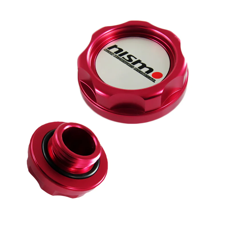 Red NISMO Polished Billet Racing Oil Cap Fit Nissan GTR G37 G35 370z 350z NEW - Image 5