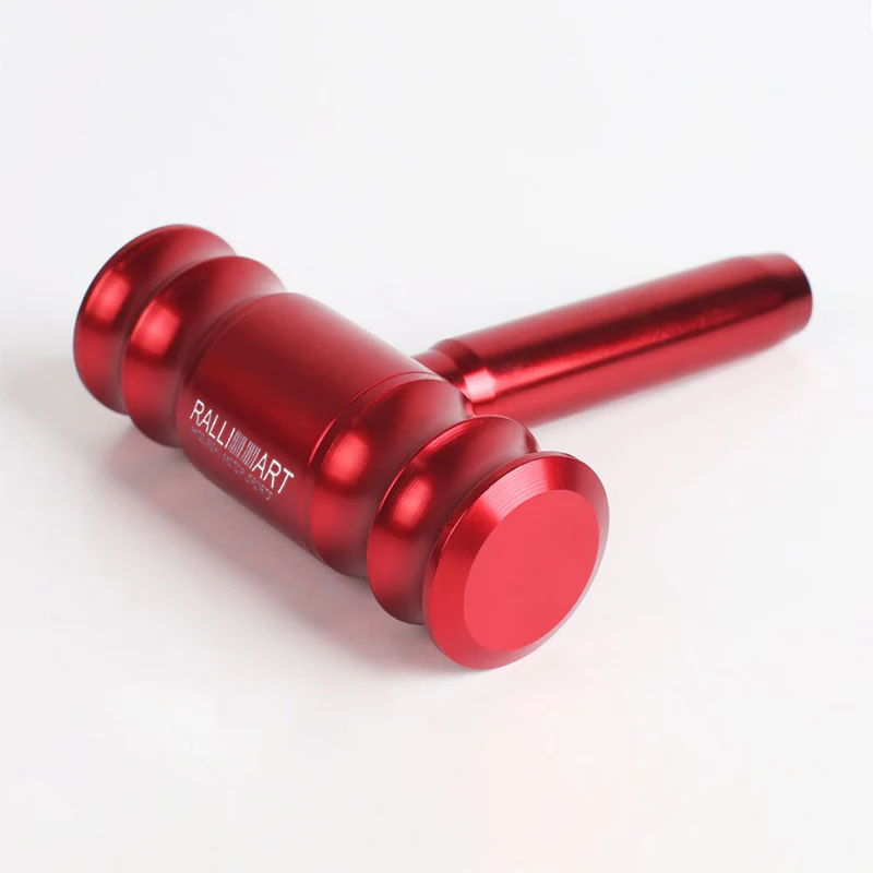 Red RALLIART Mitsubishi Car Shift Knob Aircraft Joystick Transmission Racing Gear Shifter - Image 4