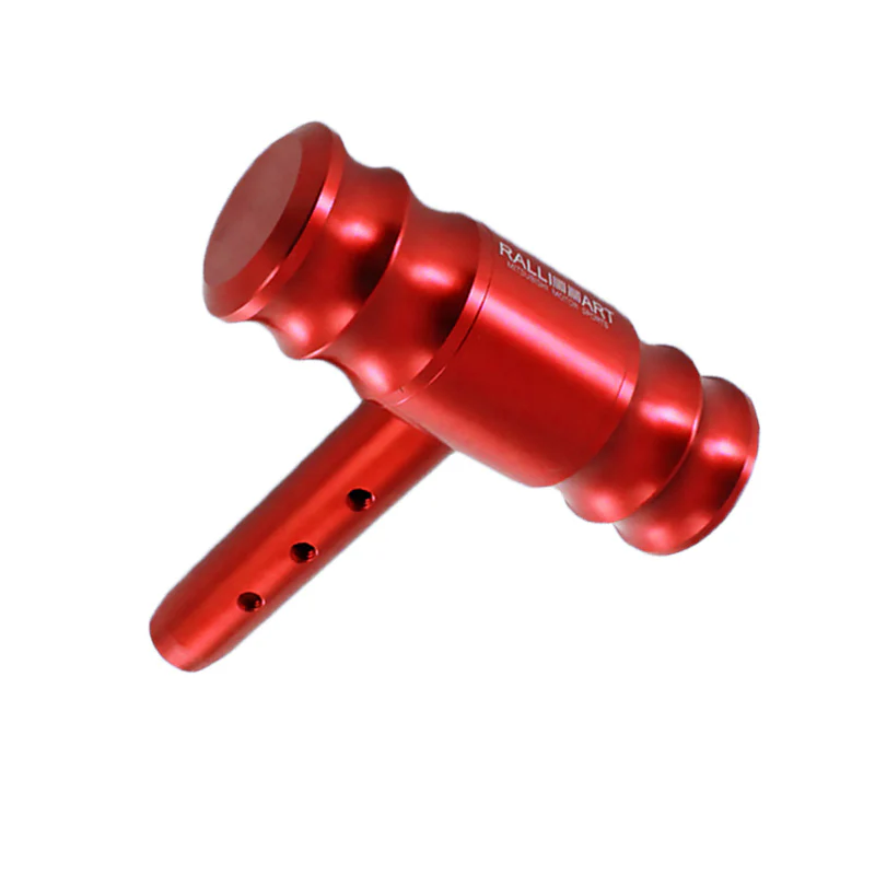 Red RALLIART Mitsubishi Car Shift Knob Aircraft Joystick Transmission Racing Gear Shifter - Image 7