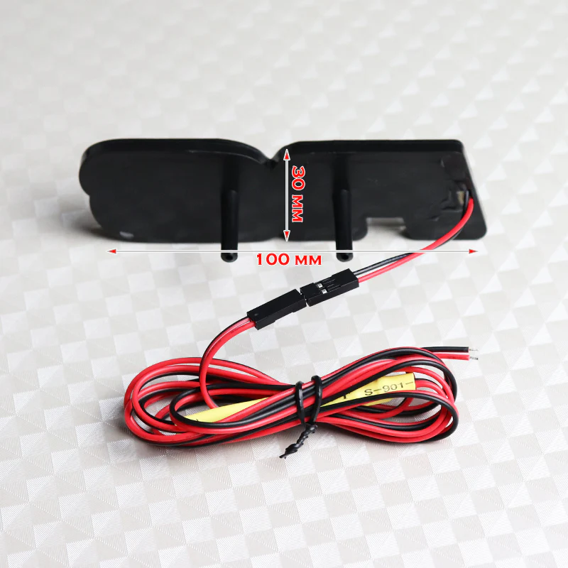 Red RS LED Front Grille Emblem - Image 5