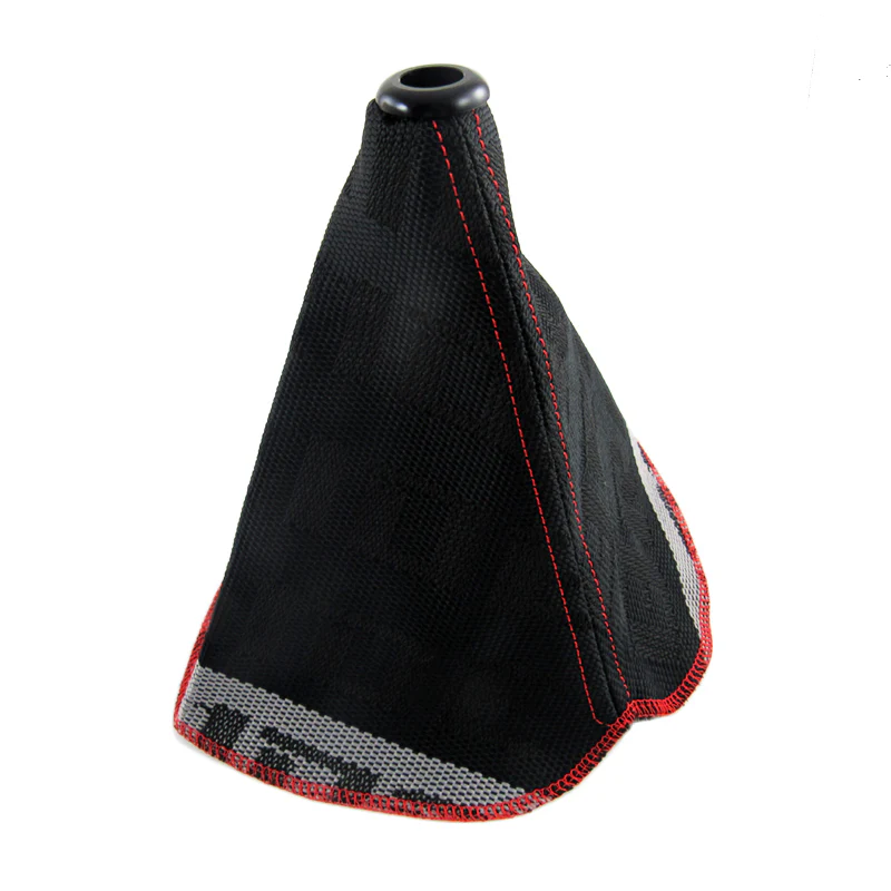 Bride Red Stitched Gradation Fabric Shifter Boot Cover - Image 4