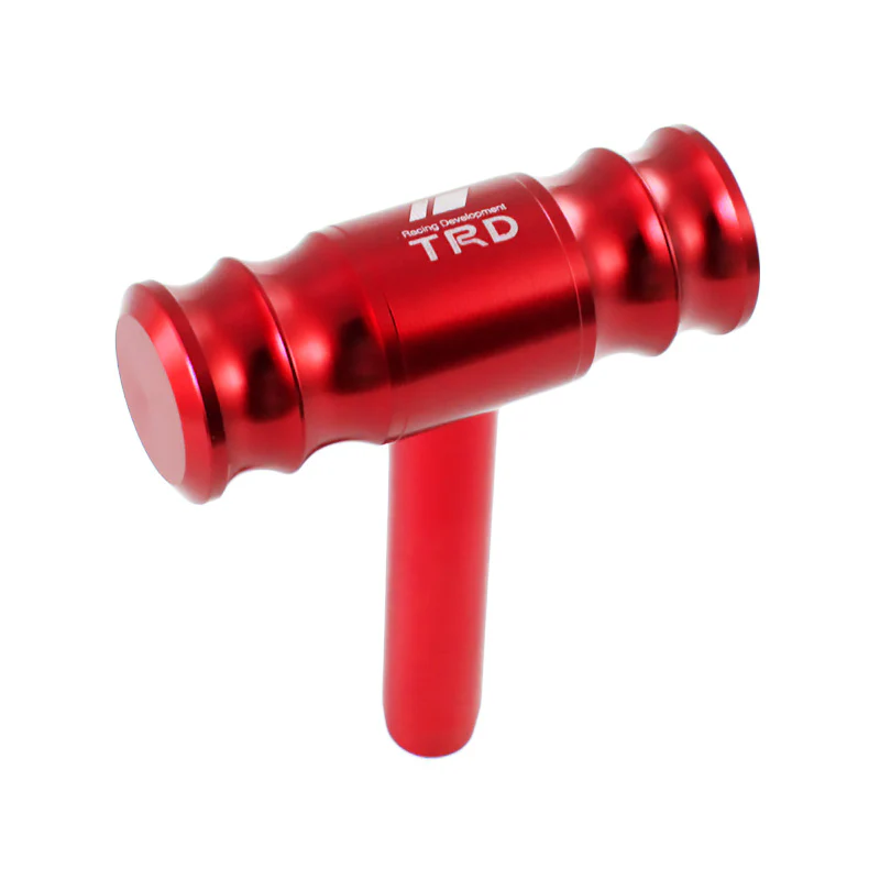 Red TRD Car Shift Knob Aircraft Joystick Transmission Racing Gear Shifter - Image 2
