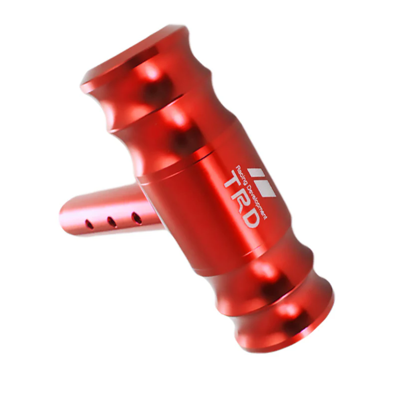 Red TRD Car Shift Knob Aircraft Joystick Transmission Racing Gear Shifter - Image 3