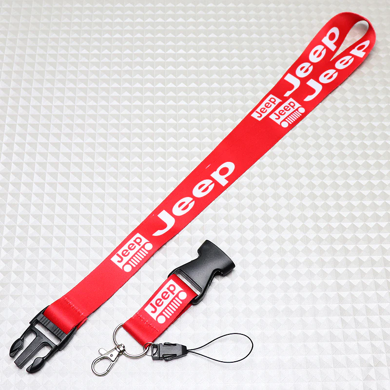 Jeep Red Keychain Lanyard - Image 4