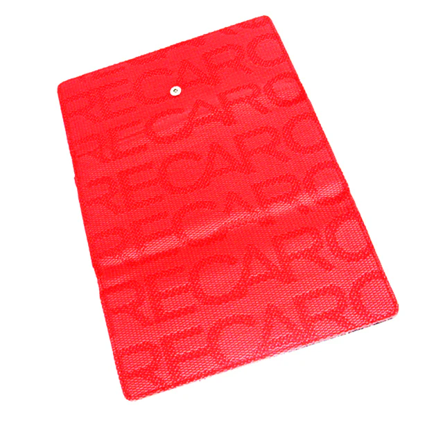 RECARO Gradation Red Leather Trifold Clutch - Image 4