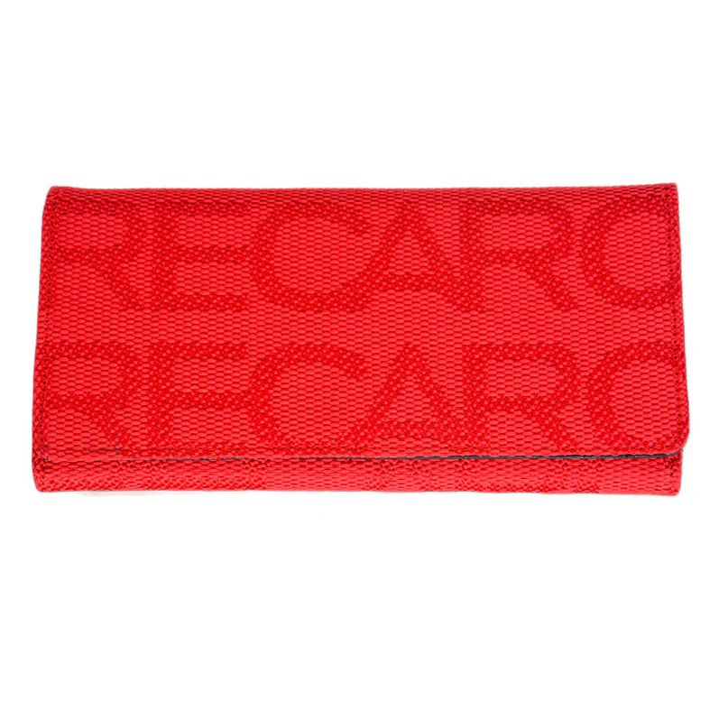 RECARO Gradation Red Leather Trifold Clutch - Image 6