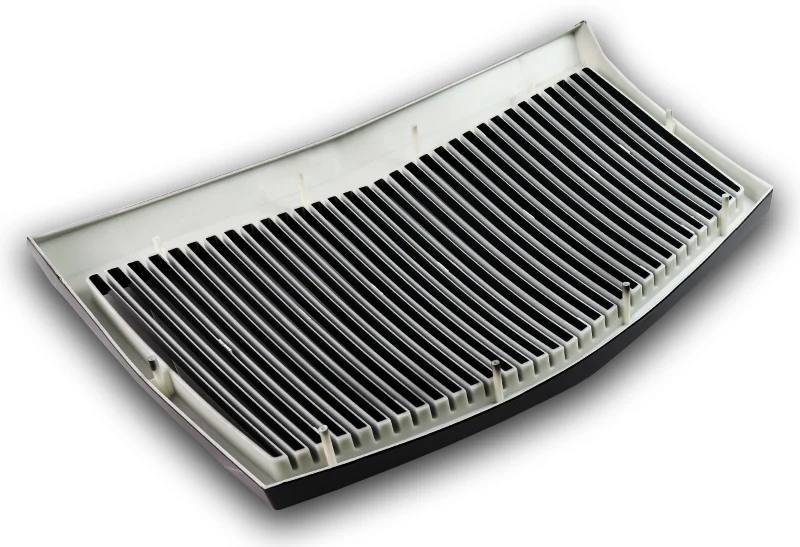 Rolls Royce Phantom Style For 2005 - 2010 Chrysler 300 300C Front Vertical Grille Grill -Black ABS - Image 2
