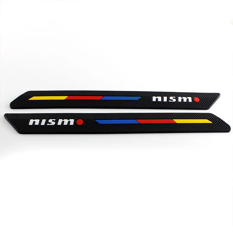 Rubber NISMO Front Rear Bumper Scratch Protector Strip Corner Guard 2 pcs - Image 5