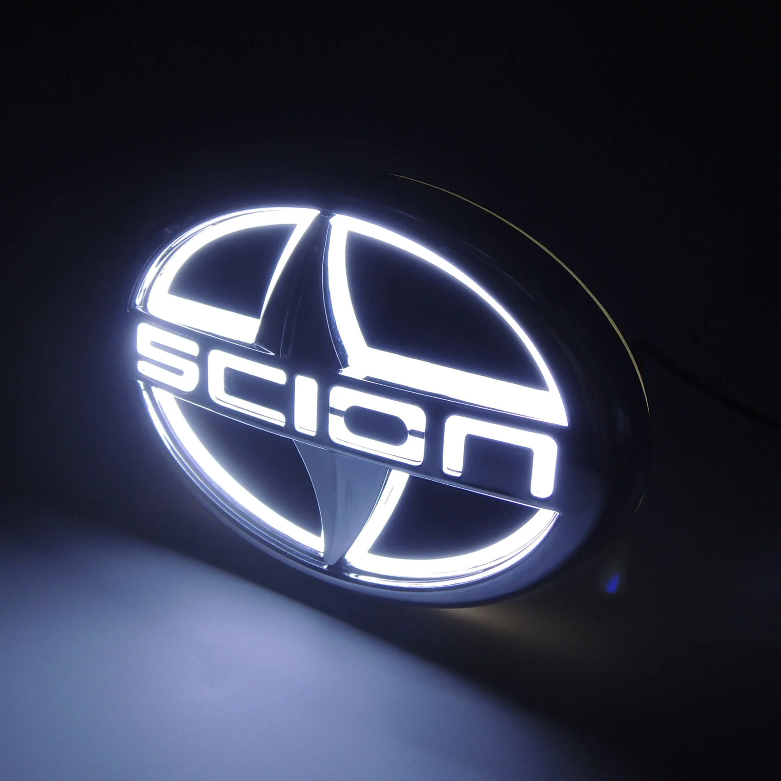 Scion White 5D LED Car Tail Logo Illuminated Badge Emblem Auto Light Lamp For (12.5 X 8.5CM) - Image 8