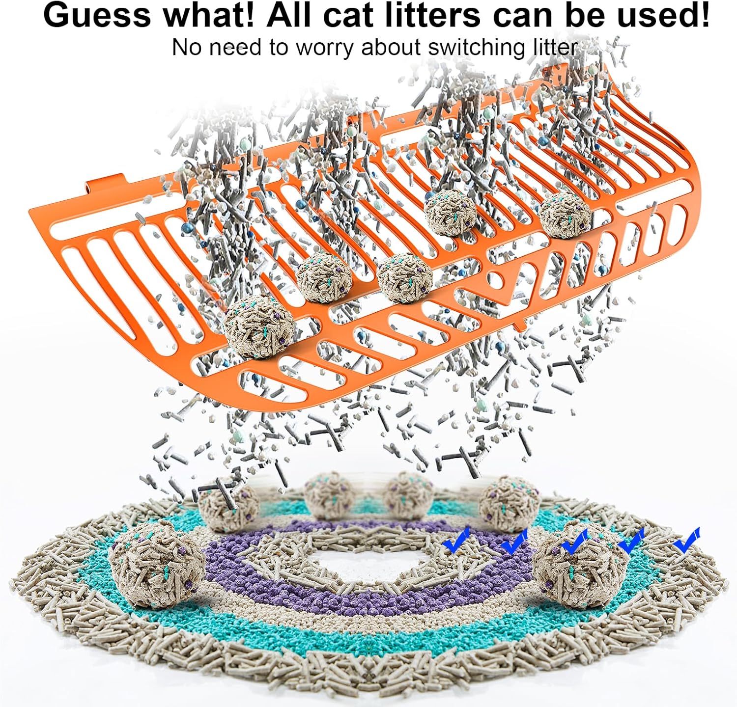 Self Cleaning Cat Litter Box,80L, No Scooping Automatic Litter Box / APP Control - Image 5
