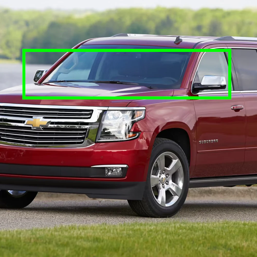 Side View Half Mirror Covers Cap For 2015-2020 Chevy Tahoe Suburban GMC Yukon XL -Chrome ABS - Image 6