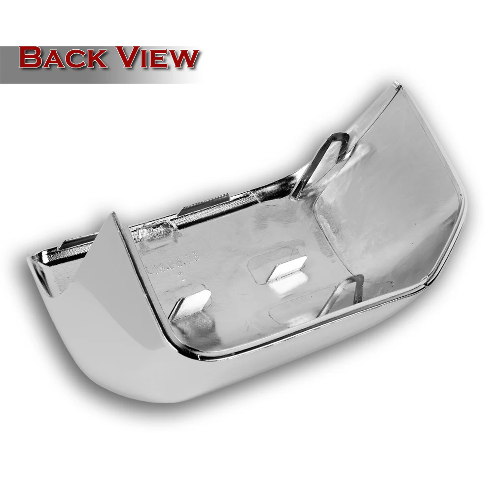 Side View Half Mirror Covers Cap For 2015 - 2020 Ford F-150 F150 -Chrome ABS - Image 3