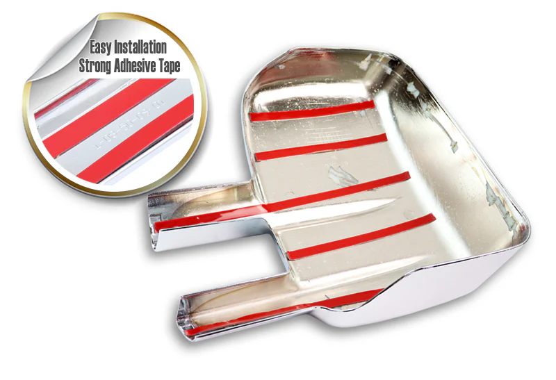 Side View Mirror Covers Cap Trim For 1999-2014 Chevrolet Silverado / GMC Sierra 2500HD 3500HD -Chrome ABS - Image 2