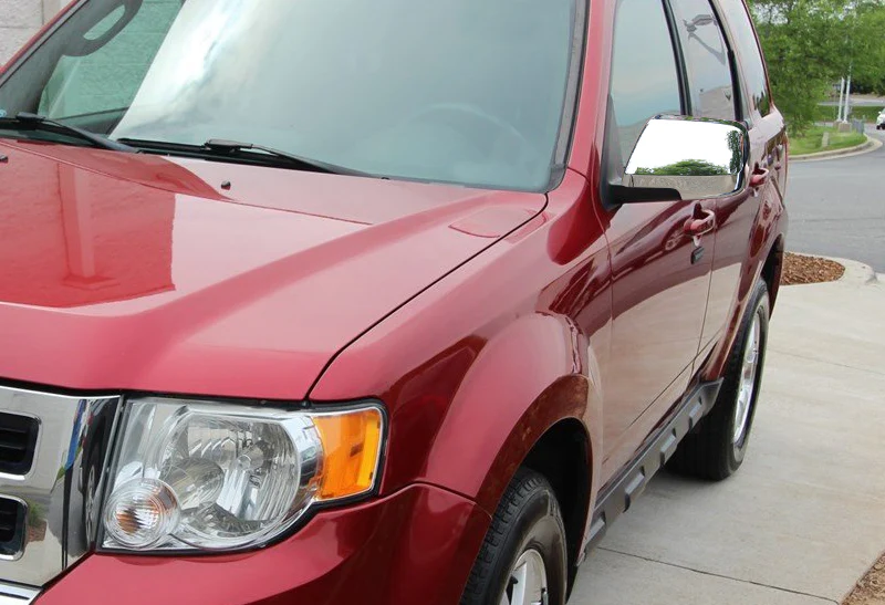 Side View Mirror Covers Cap For 2008-2012 Mazda Tribute / Ford Escape / Mercury Mariner -Chrome ABS - Image 3