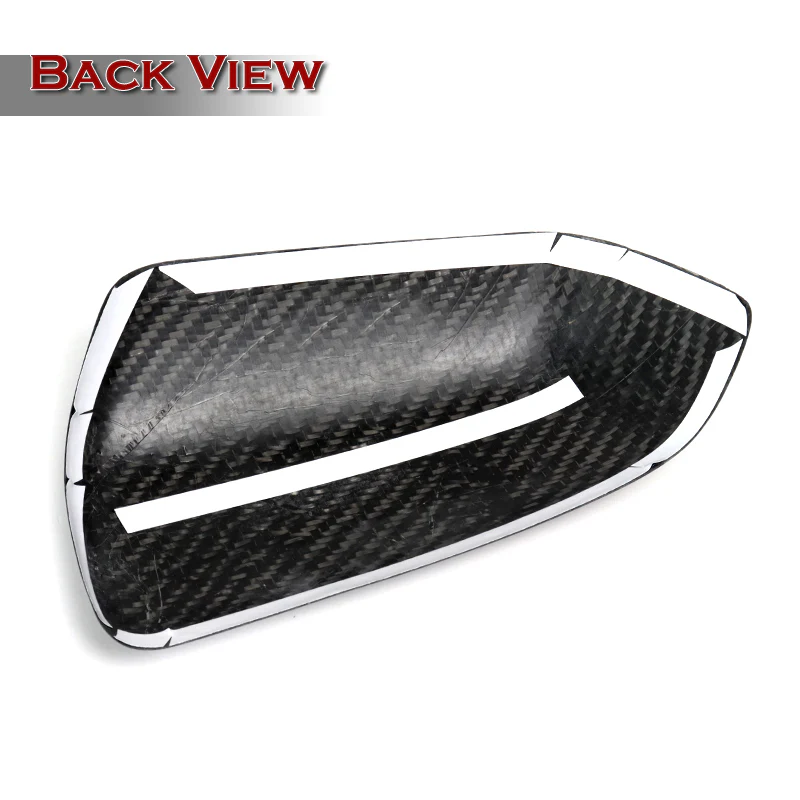 Side View Mirror Covers Cap For 2008-2017 Mitsubishi Lancer EVO 10 -Real Carbon Fiber - Image 4