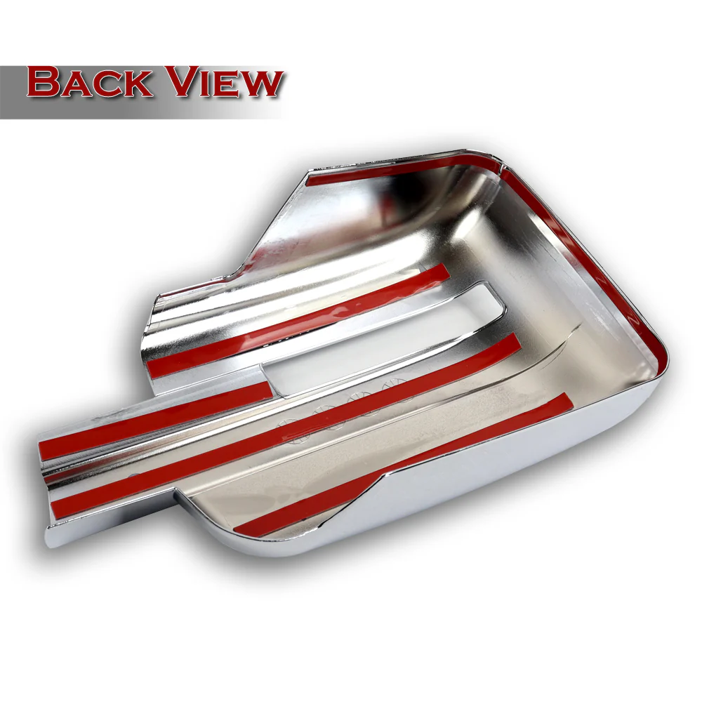 Side View Mirror Covers Cap For 2009-2014 Ford F-150 W/Turn Signal Cut -Chrome ABS - Image 3