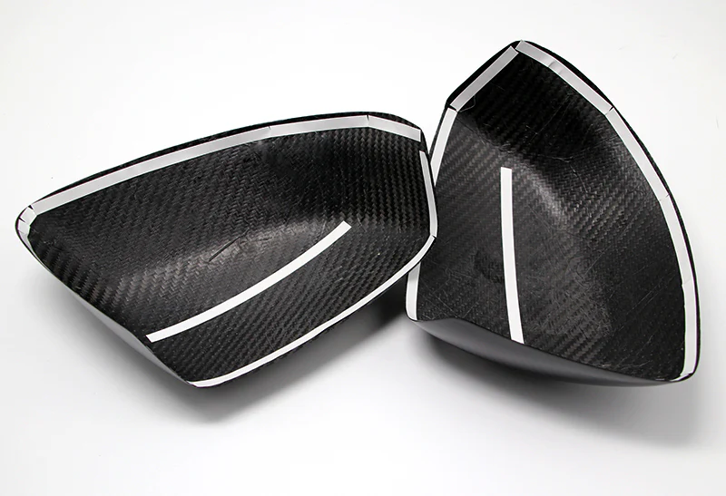 Side View Mirror Covers Cap For 2012 2013 Honda Civic 9th -Real Carbon Fiber - Image 4