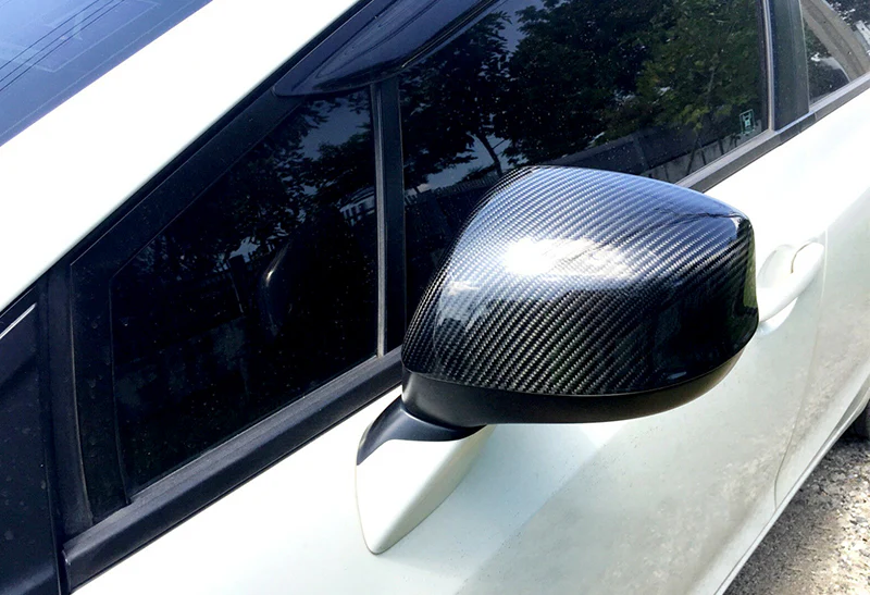 Side View Mirror Covers Cap For 2012 2013 Honda Civic 9th -Real Carbon Fiber - Image 5