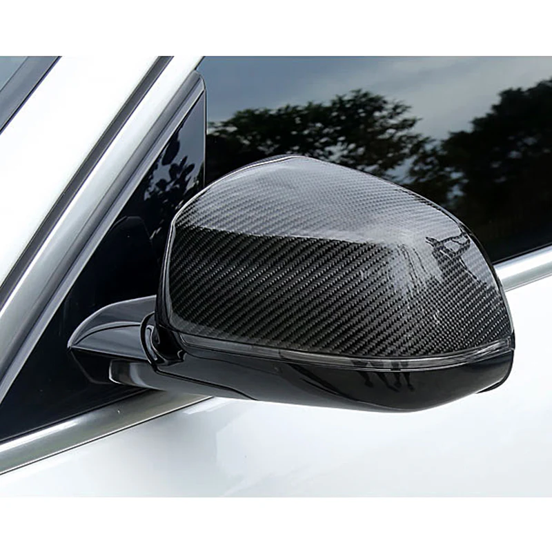 Side View Mirror Covers Cap For 2014-2018 BMW X3 X4 X5 X6 / F15 F16 F25 F26 -Real Carbon Fiber - Image 5