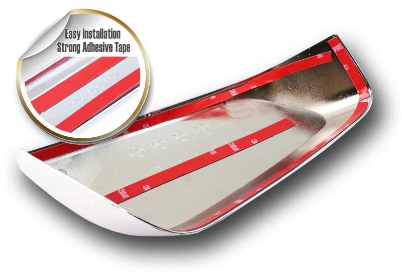 Side View Mirror Covers Cap For 2014-2019 Chevrolet Chevy Impala -Chrome ABS - Image 2