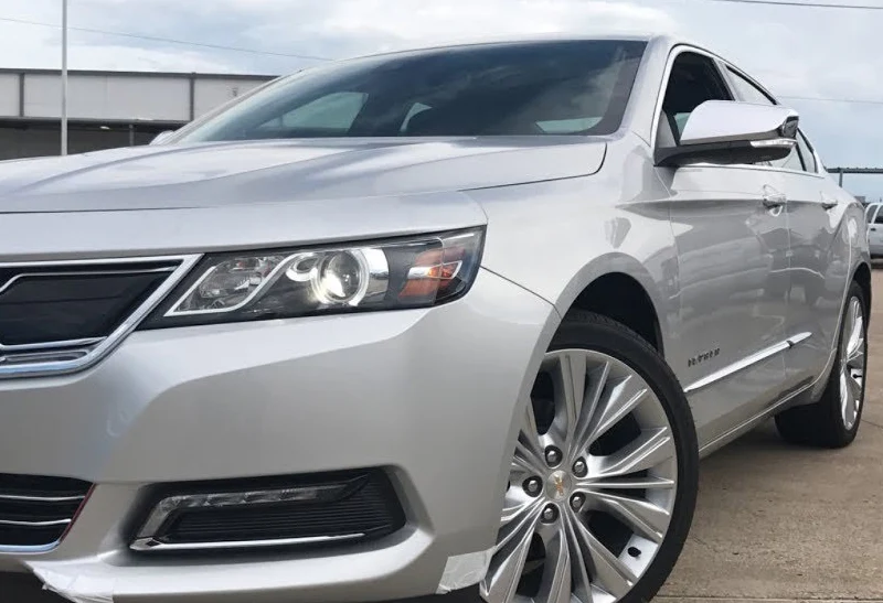 Side View Mirror Covers Cap For 2014-2019 Chevrolet Chevy Impala -Chrome ABS - Image 3
