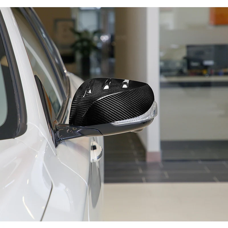 Side View Mirror Covers Cap For 2014-2023 Infiniti Q50 Q60 Q70 QX30 -Real Carbon Fiber - Image 7