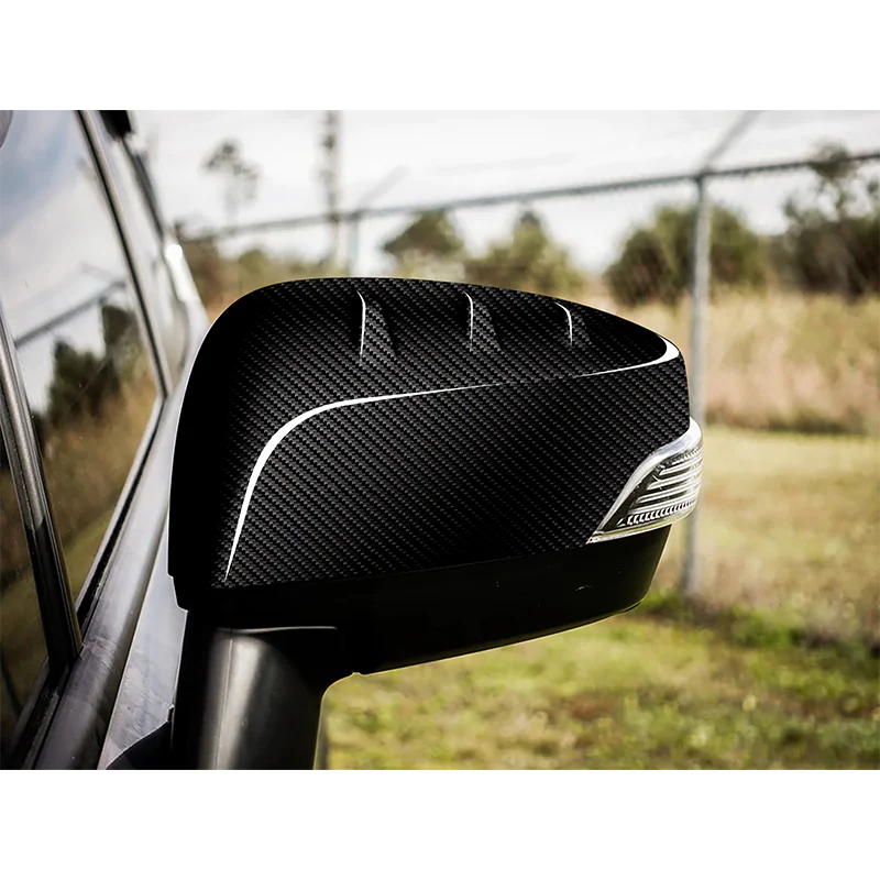 Side View Mirror Covers Cap Trim For 2015-2021 Subaru WRX STI -Real Carbon Fiber - Image 6