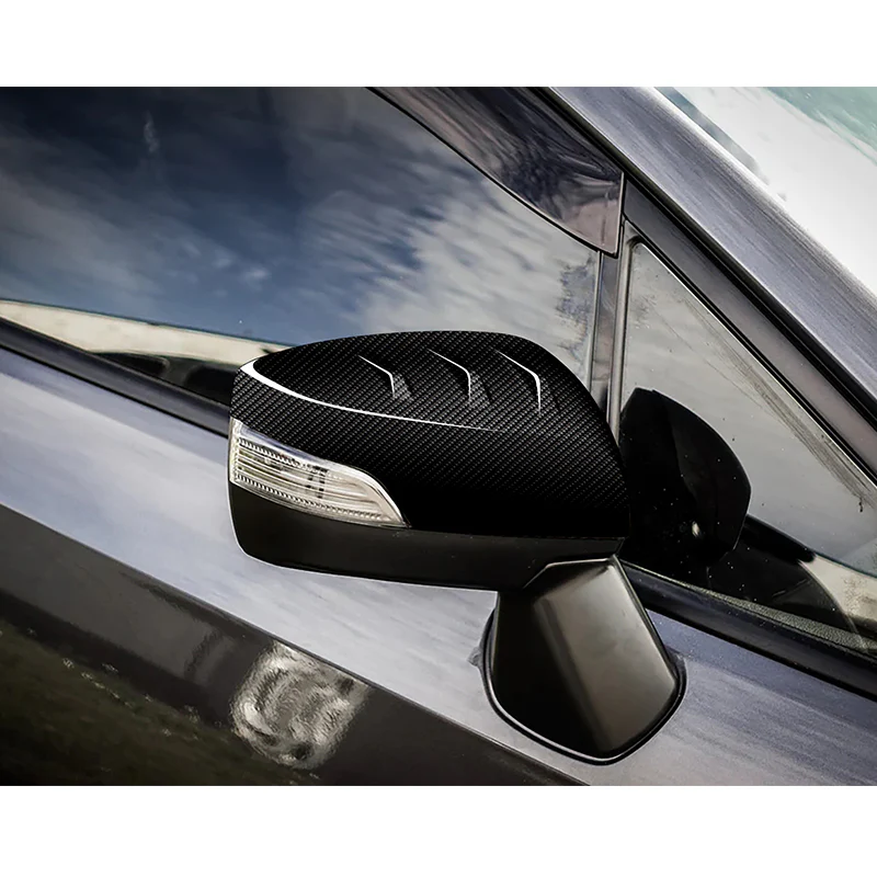 Side View Mirror Covers Cap Trim For 2015-2021 Subaru WRX STI -Real Carbon Fiber - Image 7
