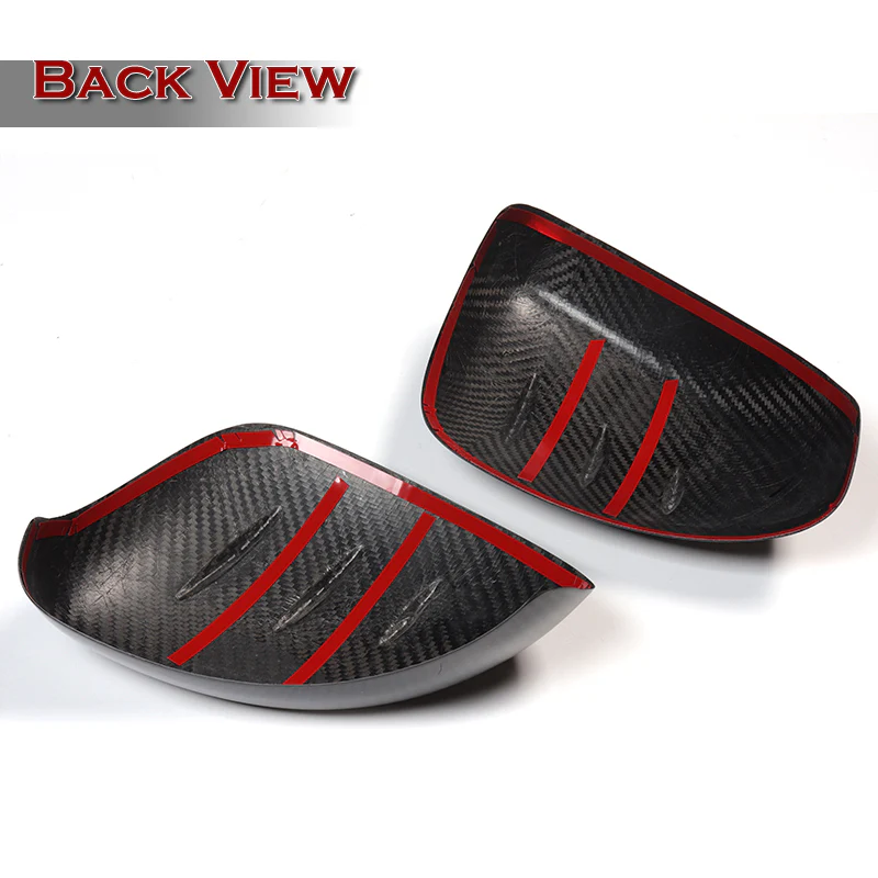 Side View Mirror Covers Cap Trim For 2016-2023 Mazda MX-5 MX5 Miata -Real Carbon Fiber - Image 4