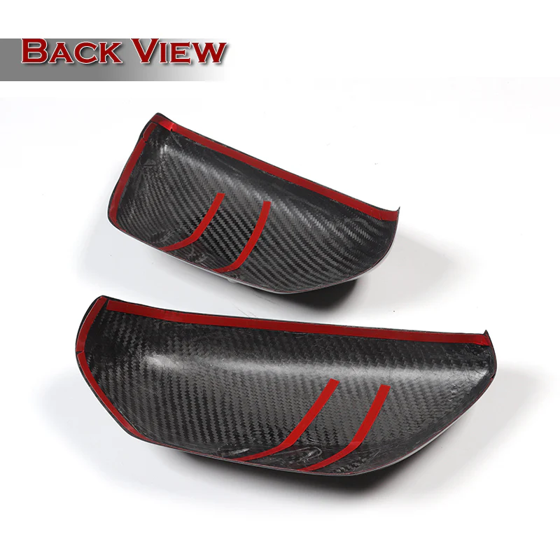 Side View Mirror Covers Cap Trim For 2018-2024 Toyota Camry -Real Carbon Fiber - Image 4