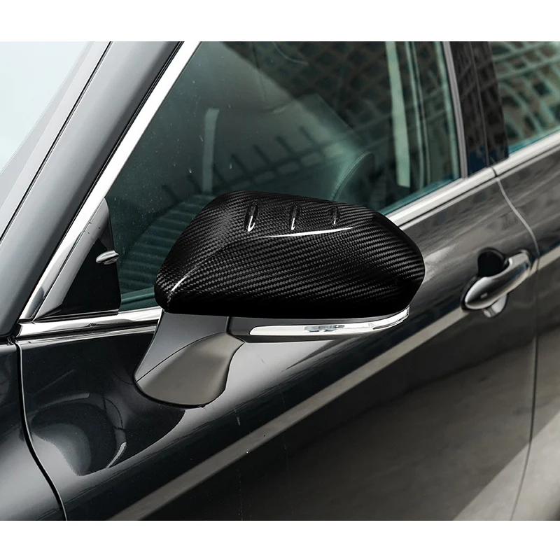 Side View Mirror Covers Cap Trim For 2018-2024 Toyota Camry -Real Carbon Fiber - Image 6