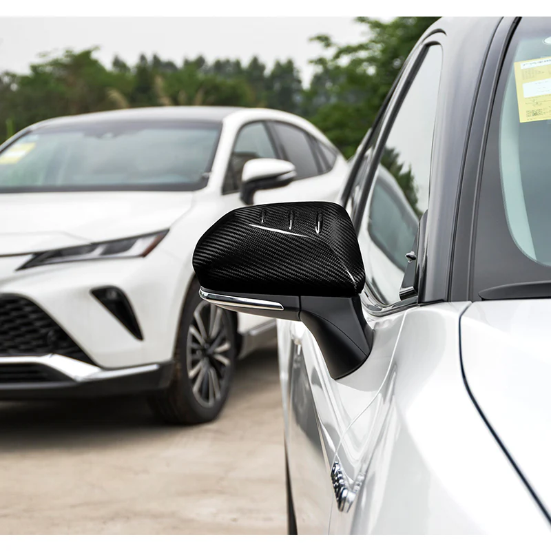 Side View Mirror Covers Cap Trim For 2018-2024 Toyota Camry -Real Carbon Fiber - Image 8
