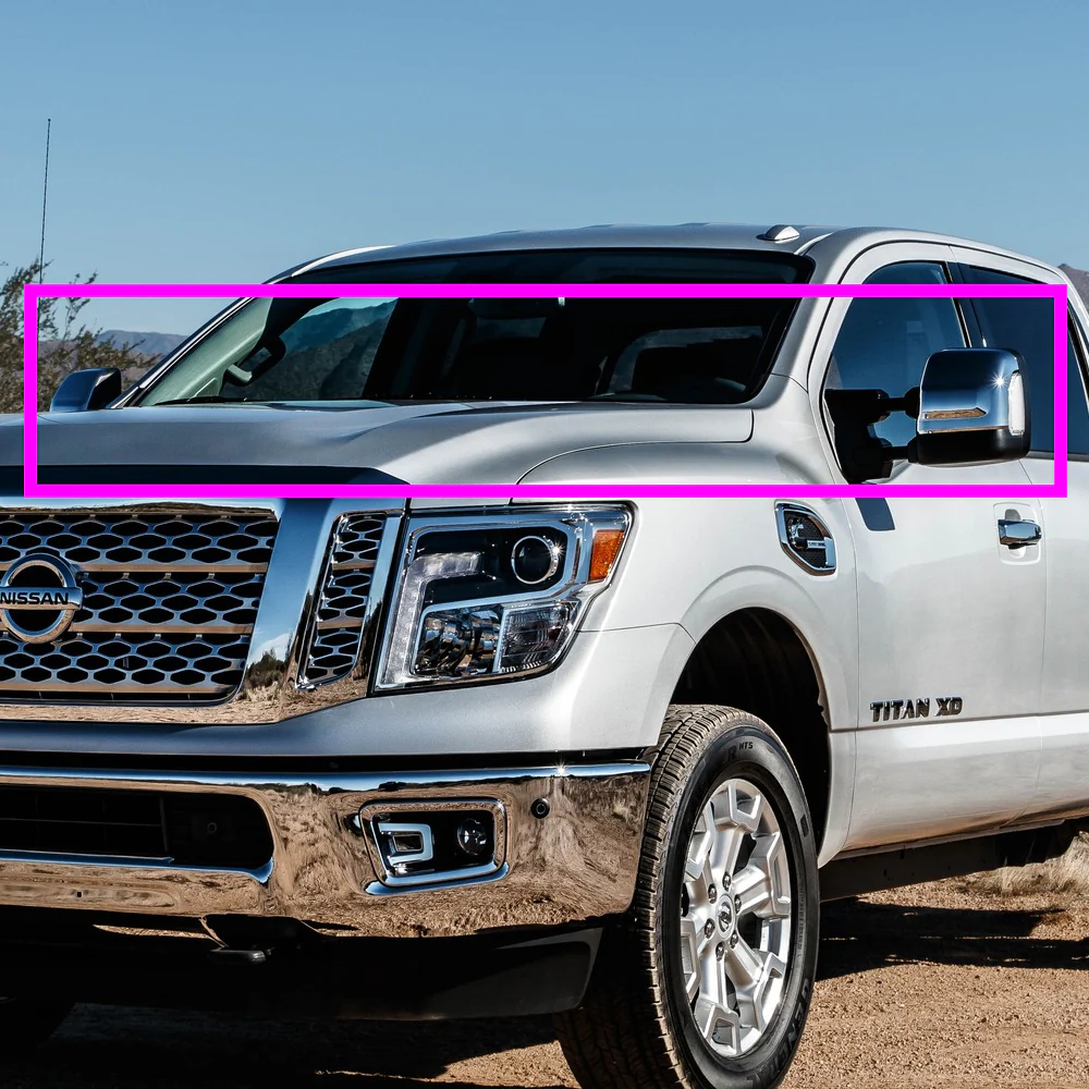 Side View Tow Mirror Covers Cap For 2016 - 2024 Nissan Titan XD-Chrome ABS W/ Turn Signal Cut - Image 7