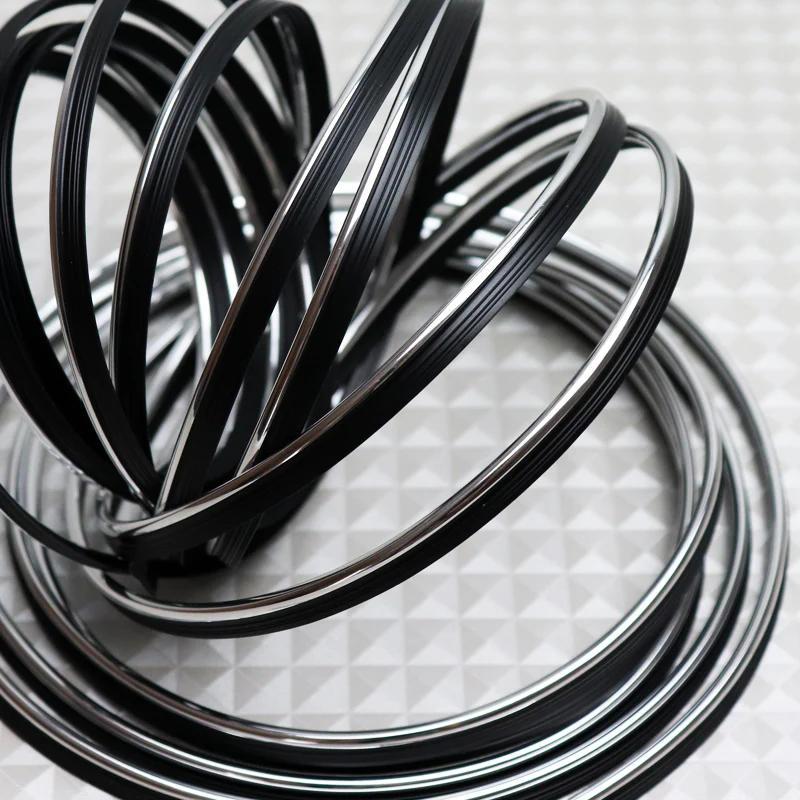Silver Interior Edge Gap Line Moulding Trim Molding Strip Auto Car Décor - 32.8 ft - Image 2