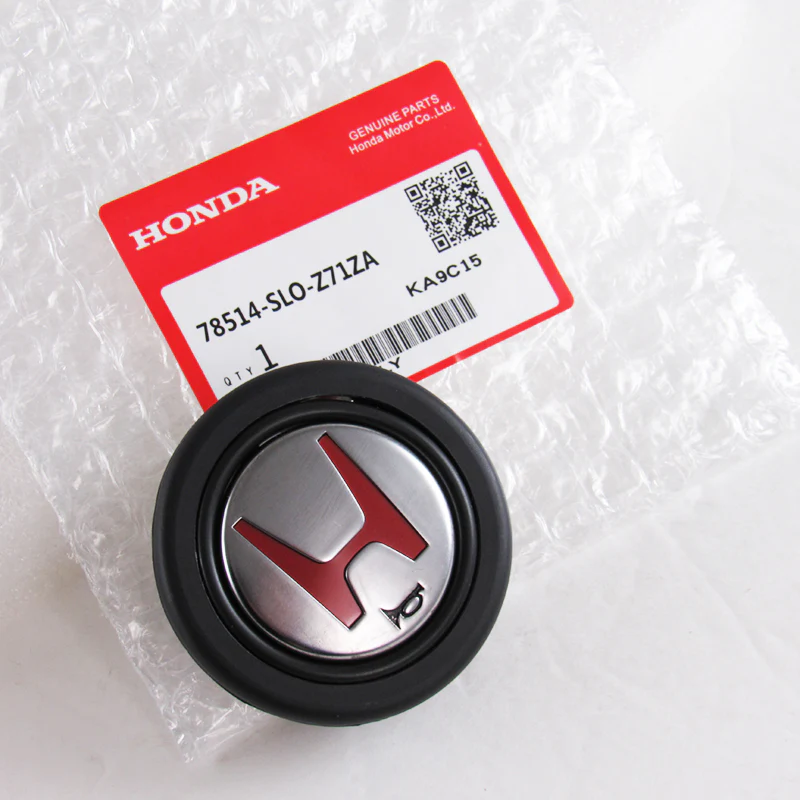 Silver JDM Horn Button For Momo Steering Wheel For Honda Acura NSX EG6 EK9 DC2 - Image 4