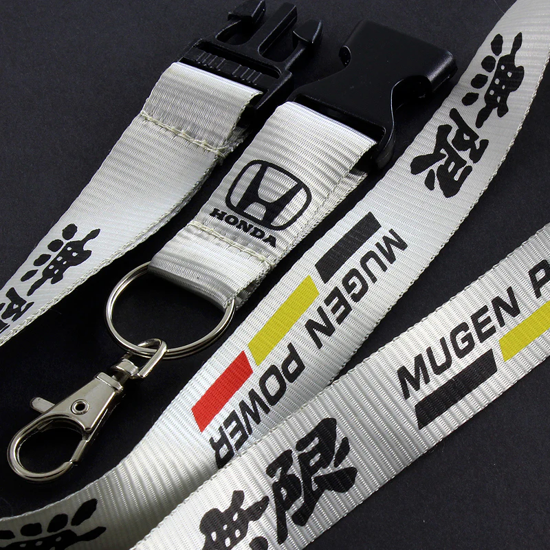 Honda Mugen Silver Keychain Lanyard - Image 2